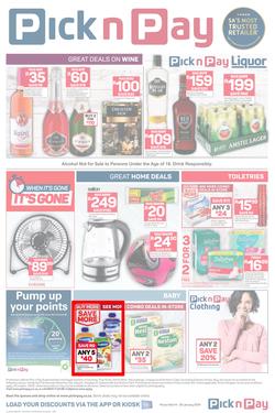 Pick n Pay  Gauteng, Free State, North West, Mpumalanga, Limpopo and Northern Cape : Unbeatable Savings  (14 Jan - 20 Jan 2019), page 4
