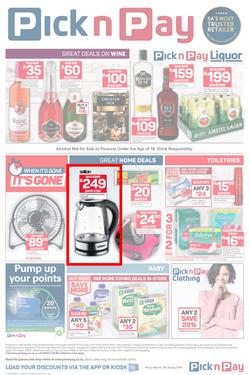 Pick n Pay  Gauteng, Free State, North West, Mpumalanga, Limpopo and Northern Cape : Unbeatable Savings  (14 Jan - 20 Jan 2019), page 4