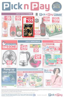 Pick n Pay  Gauteng, Free State, North West, Mpumalanga, Limpopo and Northern Cape : Unbeatable Savings  (14 Jan - 20 Jan 2019), page 4