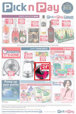 Pick n Pay  Gauteng, Free State, North West, Mpumalanga, Limpopo and Northern Cape : Unbeatable Savings  (14 Jan - 20 Jan 2019), page 4