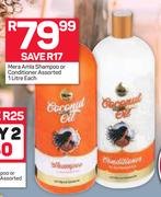 Mera Amla Shampoo Or Conditioner-1L Each
