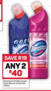 Domestos Multipurpose Thick Bleach Assorted-2 x 750ml