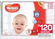 Huggies Dry Comfort Disposable Nappies Value Pack Assorted-Per Pack
