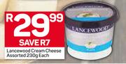 Lancewood Cream Cheese-230g Each