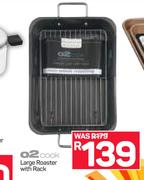 O2 Cook Large Roaster With Rack