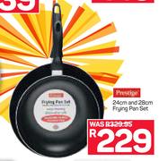Prestige 24cm & 28cm Frying Pan Set
