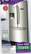 Samsung 491Ltr Metallic French Door Bottom Freezer Fridge RF67DEPN1