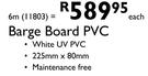 Barge Board PVC 6m-Each