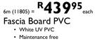 Fascia Board PVC 6m-Each