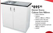 Denver Econo Cabinet Sink 900mm