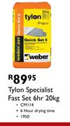 Tylon Specialist Fast Set 6hr 20kg CM114