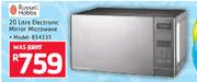 Russell Hobbs 20Ltr Electronic Mirror Microwave