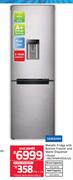 Samsung 425Ltr Metallic Fridge With Bottom Freezer & Water Dispenser RB29HWR3DSA/UO