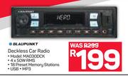 Blaupunkt Deckless Car Radio MAD300CK