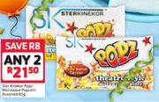 Ster Knekor Popz Microwave Popcorn Assorted-2 x 85g