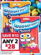 Manhattan Chews Assorted-2 x 100g
