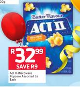 Act II Microwave Popcorn Assorted-3s Each