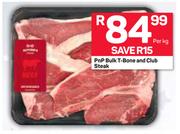 PnP Bulk T-Bone And Club Steak-Per Kg 