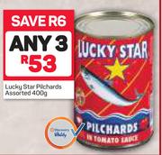 Lucky Star Pilchards Assorted-3x400g