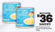 PnP Sweetened Full Cream Condensed Milk-2x385g 