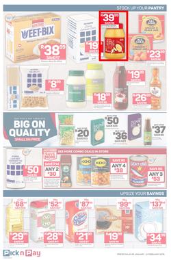 Pick n Pay  Gauteng, Free State, North West, Mpumalanga, Limpopo and Northern Cape : Unbeatable Savings (28 Jan - 03 Feb 2019), page 4