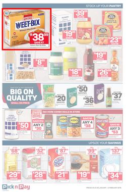 Pick n Pay  Gauteng, Free State, North West, Mpumalanga, Limpopo and Northern Cape : Unbeatable Savings (28 Jan - 03 Feb 2019), page 4