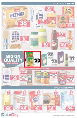 Pick n Pay  Gauteng, Free State, North West, Mpumalanga, Limpopo and Northern Cape : Unbeatable Savings (28 Jan - 03 Feb 2019), page 4
