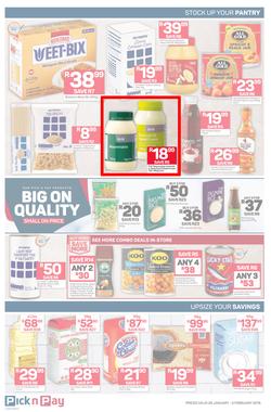 Pick n Pay  Gauteng, Free State, North West, Mpumalanga, Limpopo and Northern Cape : Unbeatable Savings (28 Jan - 03 Feb 2019), page 4