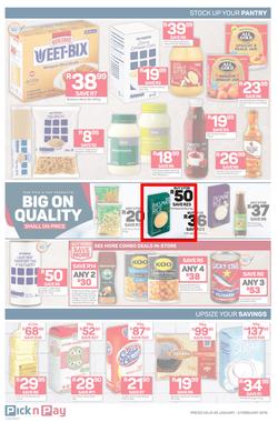 Pick n Pay  Gauteng, Free State, North West, Mpumalanga, Limpopo and Northern Cape : Unbeatable Savings (28 Jan - 03 Feb 2019), page 4