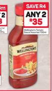 Wellington's Tomato Sauce Assorted-2 x 700ml