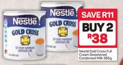 Nestle Gold Cross Full Cream Sweetened Condensed Milk-2 x 385g