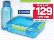 Sistema 2 Piece Lunch Set