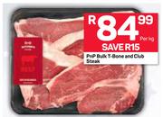 PnP Bulk T-Bone And Club Steak-Per kg