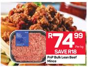 PnP Bulk Lean Beef Mince-Per kg