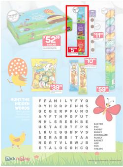 Pick n Pay : Sweet Easter Treats (25 Mar - 21 Apr 2019), page 4