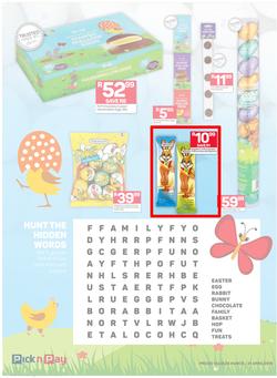 Pick n Pay : Sweet Easter Treats (25 Mar - 21 Apr 2019), page 4