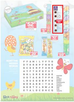 Pick n Pay : Sweet Easter Treats (25 Mar - 21 Apr 2019), page 4