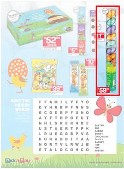 Pick n Pay : Sweet Easter Treats (25 Mar - 21 Apr 2019), page 4