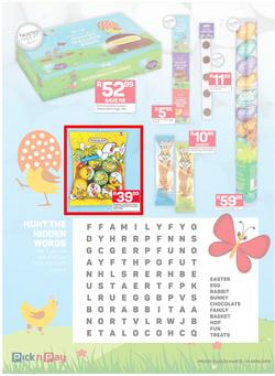 Pick n Pay : Sweet Easter Treats (25 Mar - 21 Apr 2019), page 4