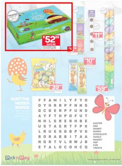 Pick n Pay : Sweet Easter Treats (25 Mar - 21 Apr 2019), page 4