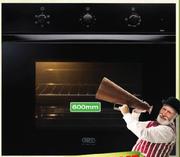 Defy 600mm 600E Black Slimline Eye Level Oven DBO459
