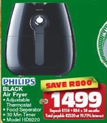 Philips Black Air Fryer HD9220