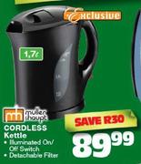 Muller & Haupt 1.7Ltr Cordless Kettle