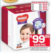 Huggies Disposable Pants Assorted Per Carry Pack