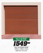 Roll Up Garage Door 2450x2100x0.5mm