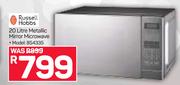 Russell Hobbs 20Ltr Metallic Mirror Microwave 854335