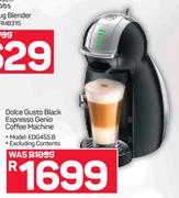 Dolce Gusto Black Espresso Genio Coffee Machine EDG455B