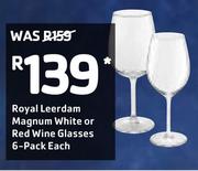 Royal Leerdam Magnum White Or Red Wine Glasses 6 Pack-Each