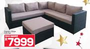 Pagoda L-Shape Patio Set