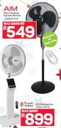 Aim 40cm Pedestal Fan With Remote(APF40R)